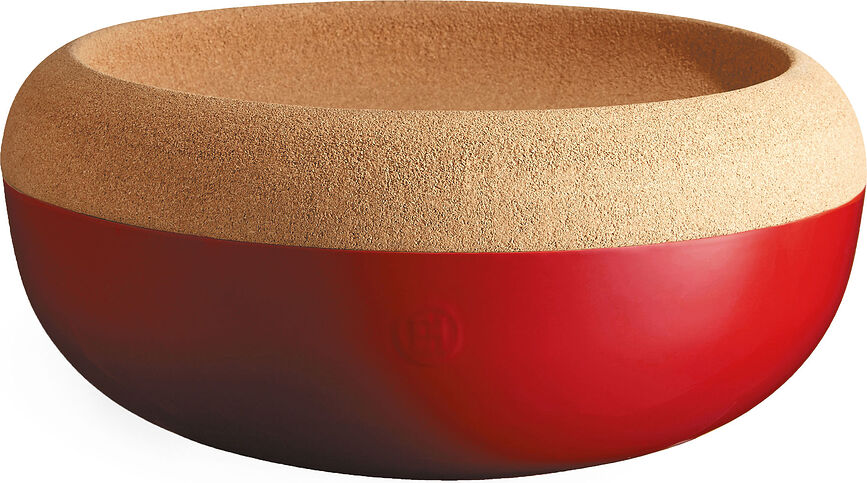 Emile Henry Μπολ, 36 εκ., κεραμικό, κόκκινο