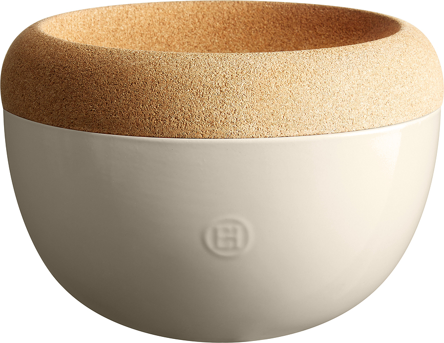 Emile Henry Μπολ βαθύ, κεραμικό, κρεμ