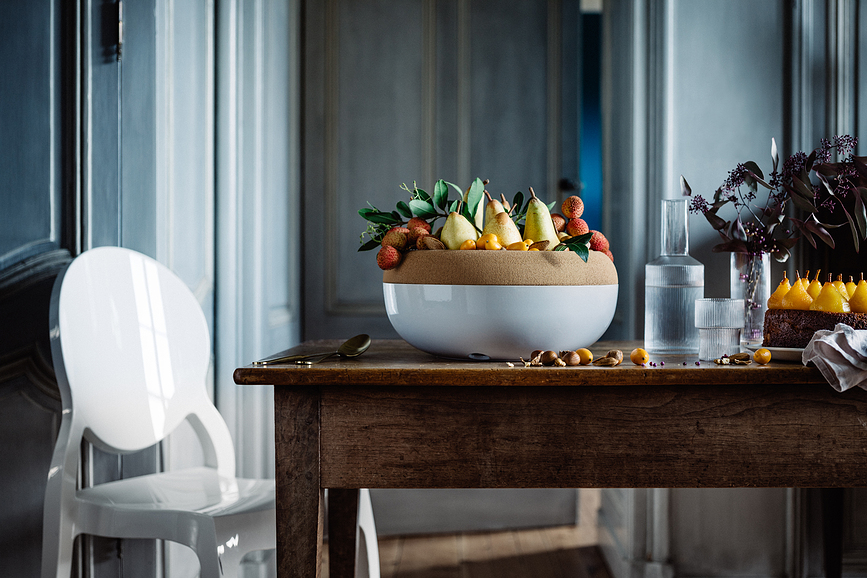 Emile Henry ΜΠΟΛ, κεραμικό, 36 cm, κρεμ