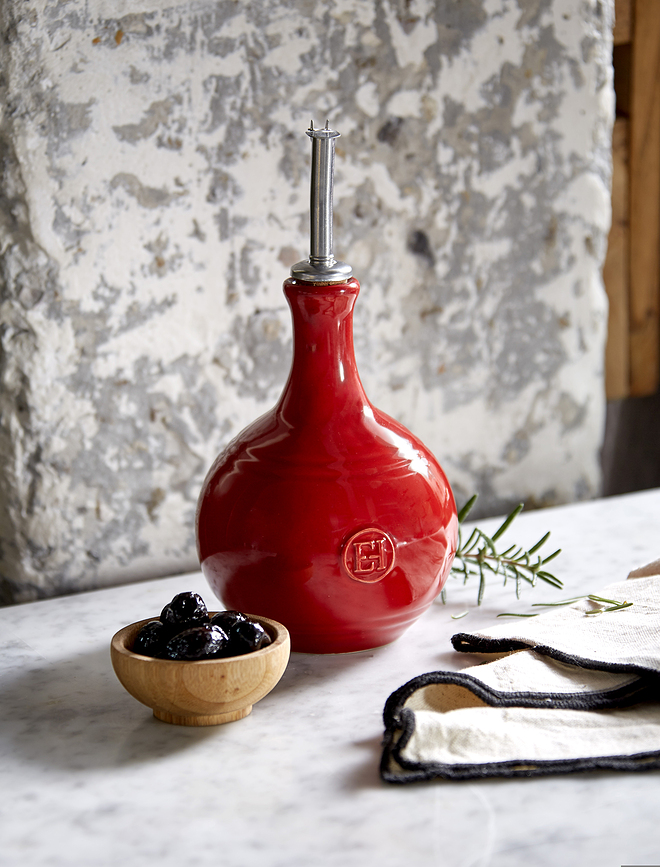 Emile Henry Μπουκάλι για ξύδι, 400 ml, κόκκινο