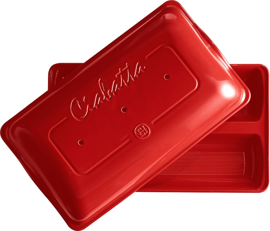 Emile Henry Pekač za ciabatto, črn