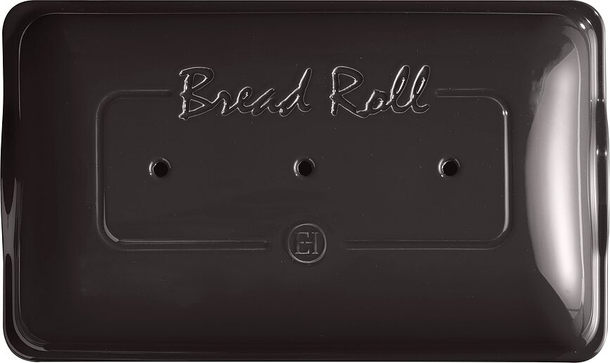 Emile Henry Pekač za mini bagete, črn