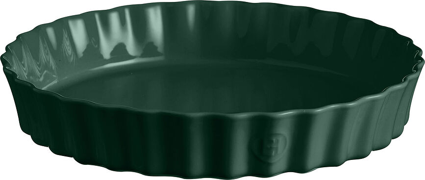 Emile Henry Pekač za tarte globok, 32 cm, zelen, keramičen