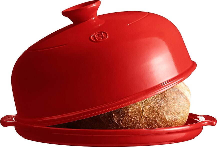 Emile Henry Φόρμα Ψωμιού στρογγυλή, 2,5 L, κόκκινη