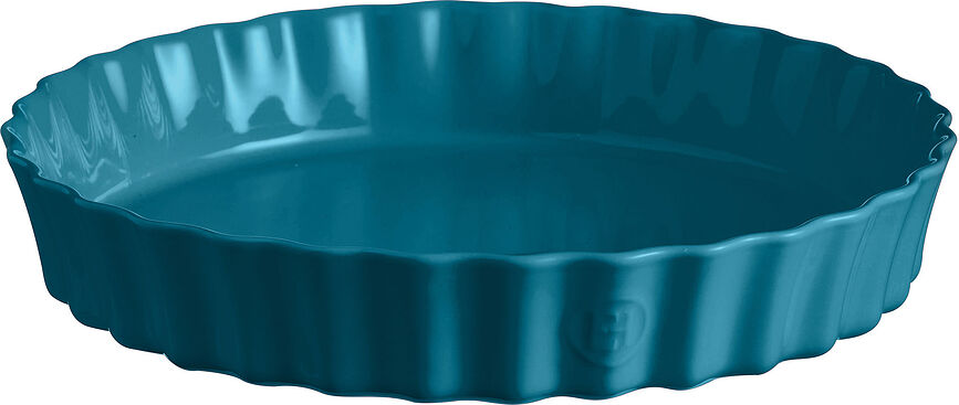 Emile Henry Φόρμα Τάρτας βαθιά, 32 cm, κεραμική, θαλασσί