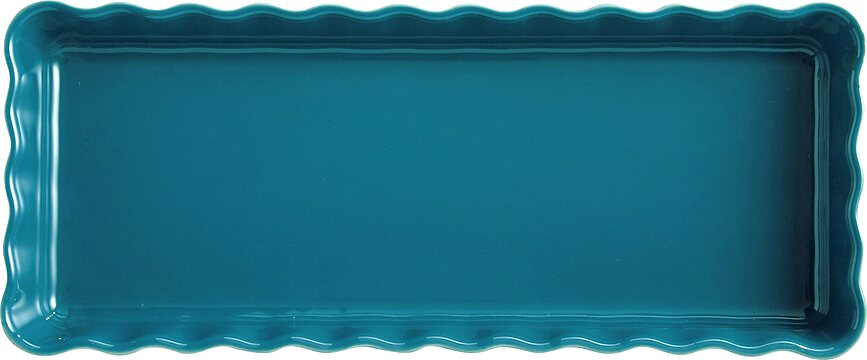 Emile Henry Φόρμα για Τάρτα, 15 x 36 cm, κόκκινη, κεραμική