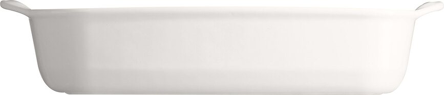 Emile Henry Plat à Four, 23,5 x 36,5 cm, blanc