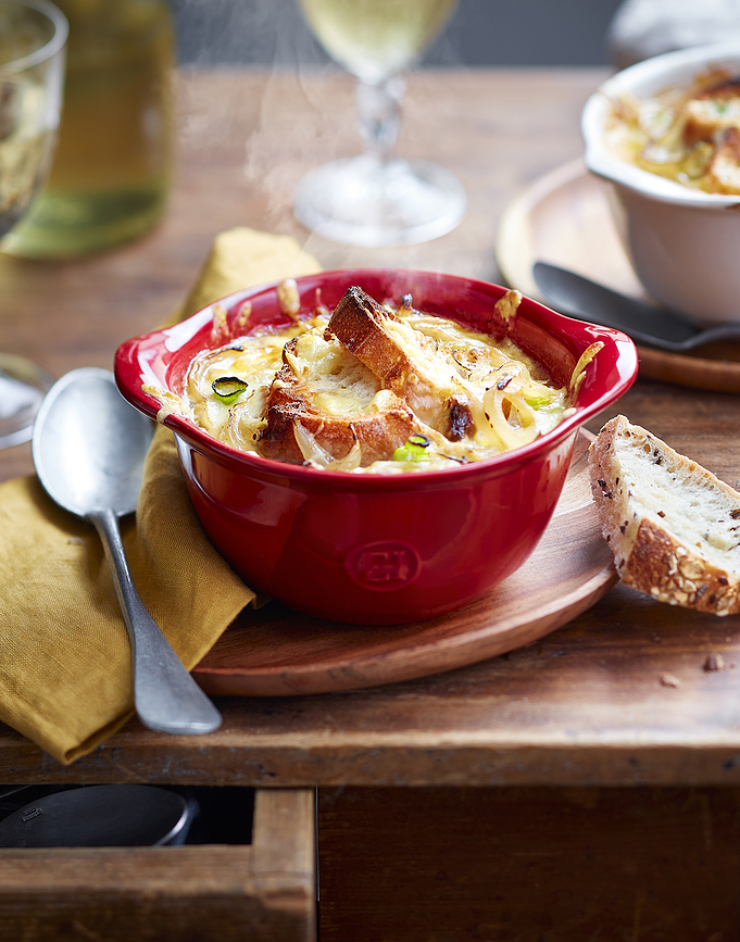 Emile Henry Plat Individuel à Gratin, crème