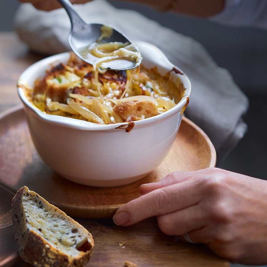 Emile Henry Plat Individuel à Gratin, crème
