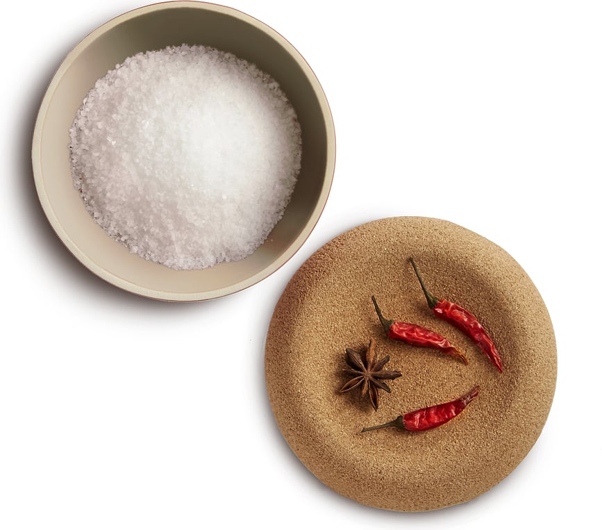 Emile Henry Pot à Sel, rouge