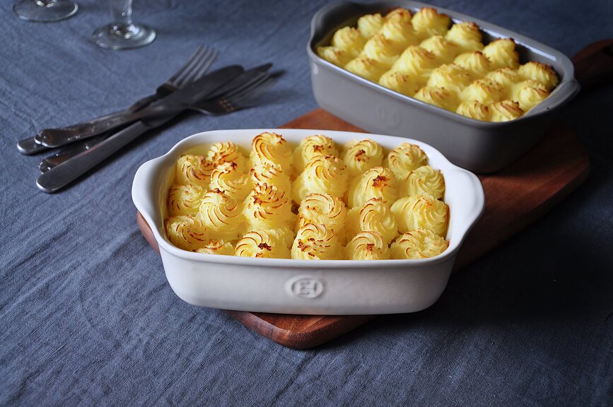 Emile Henry Πυρίμαχο Ταψί, 19 x 30 εκ., κρεμ