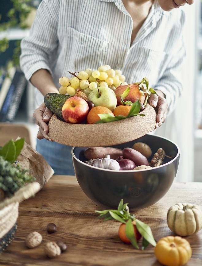 Emile Henry Saladier profond, en céramique, truffe