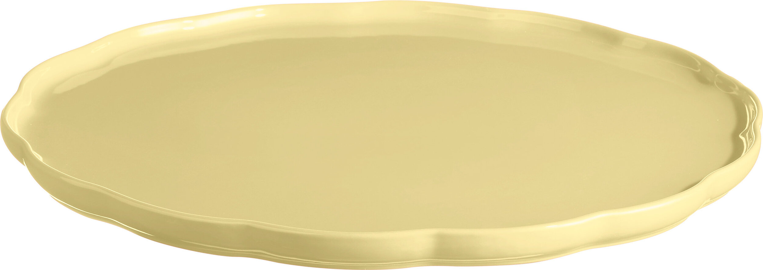Emile Henry Servierplatte 31 cm, gelb