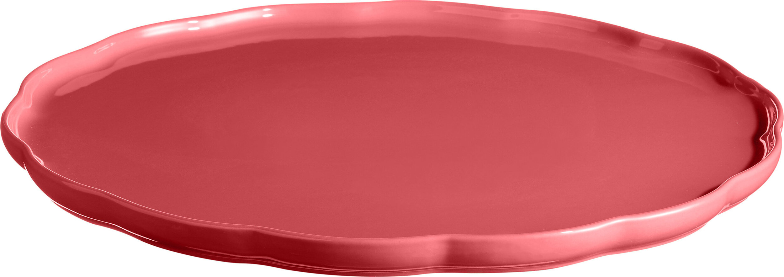 Emile Henry Servierplatte 31 cm, rosa