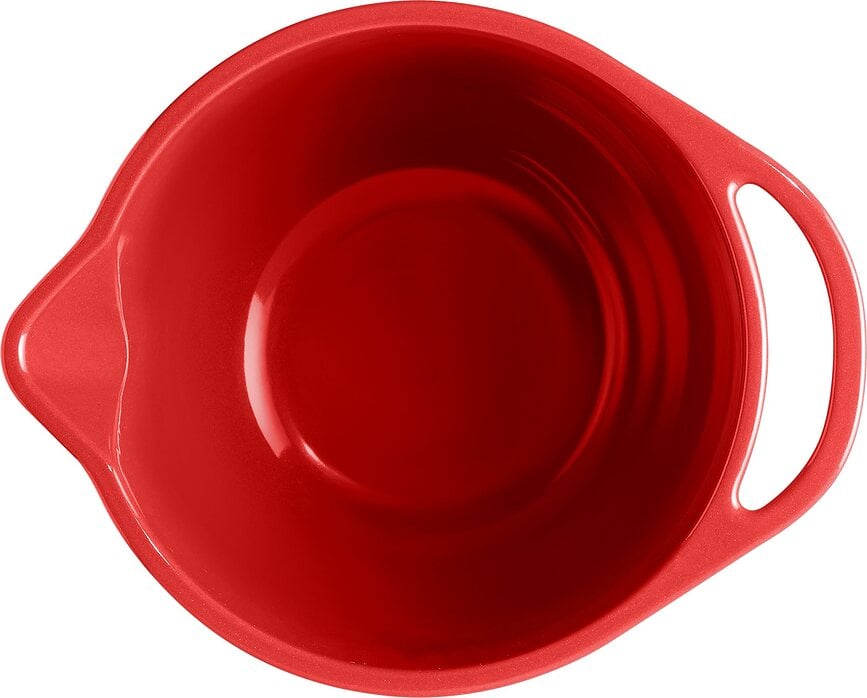 Emile Henry Skleda, 2,5 l, rdeča, keramična