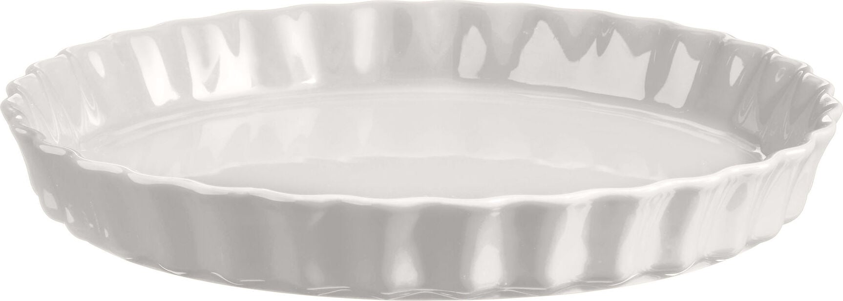 Emile Henry Tarteform 28 cm, Keramik, weiß