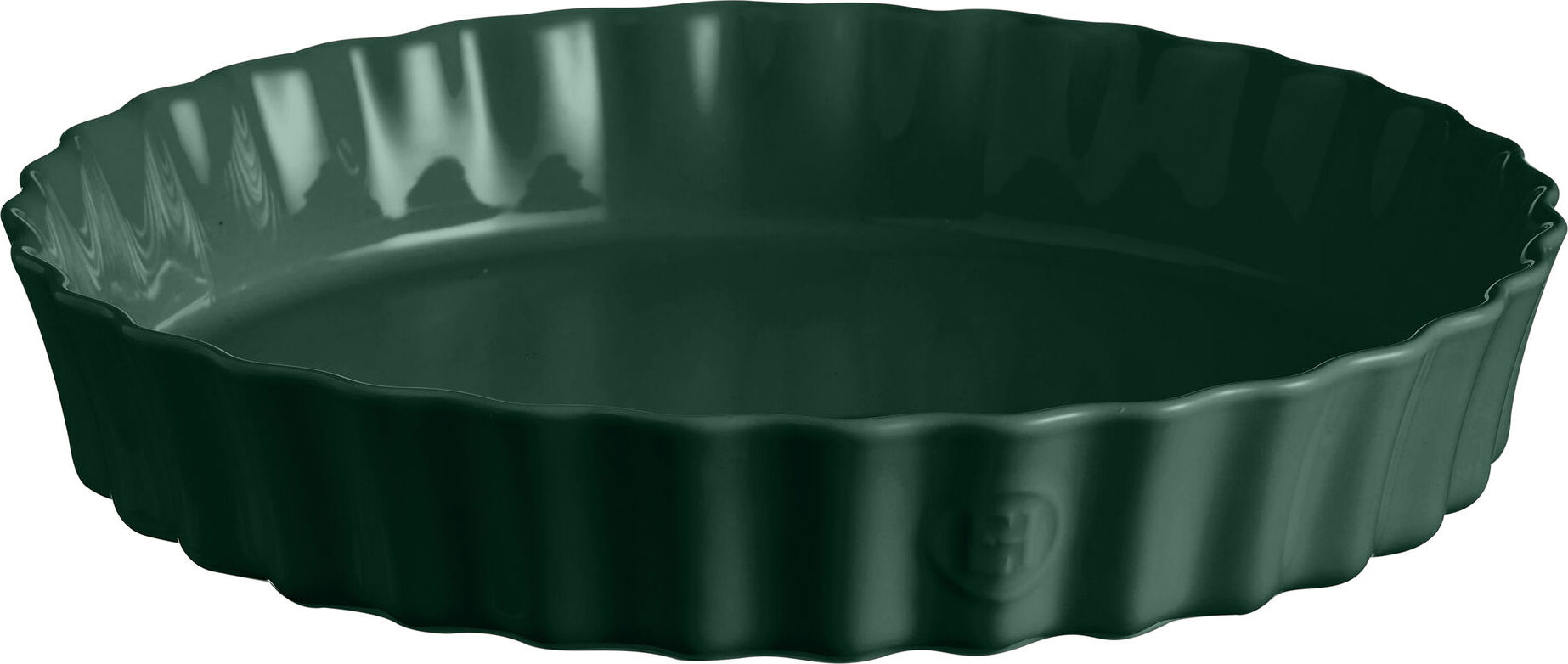 Emile Henry Tarteform tief, 32 cm, Keramik, grün