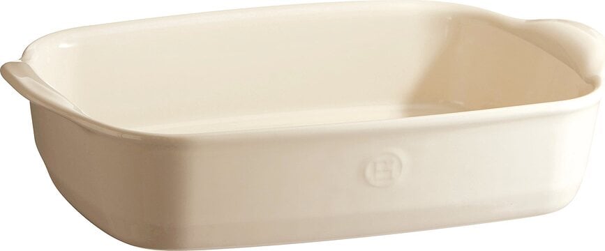 Fuente de Horno Emile Henry, 19 x 30 cm, crema