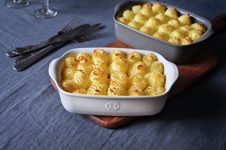 Fuente de horno Emile Henry, 19 x 30 cm, roja