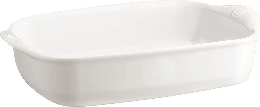 Fuente de Horno Emile Henry, 23,5 x 36,5 cm, blanca