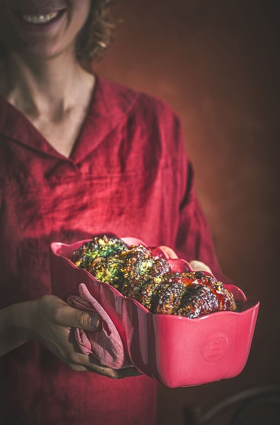Fuente de Horno Madeleine, 29 x 13,5 cm, rosada