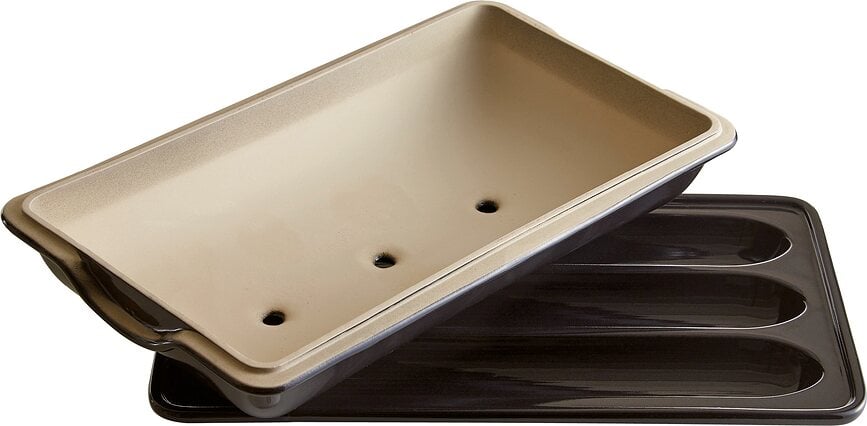 Molde para baguettes Emile Henry, rojo