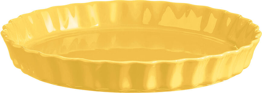Molde para Tarta de cerámica Emile Henry 28 cm, amarillo
