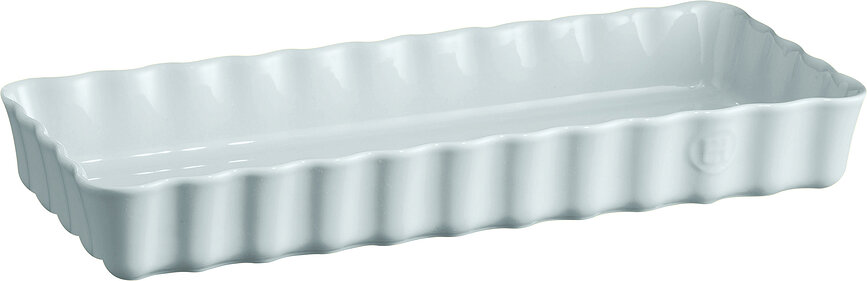 Moule à tarte en céramique Emile Henry 15 x 36 cm, bleu clair