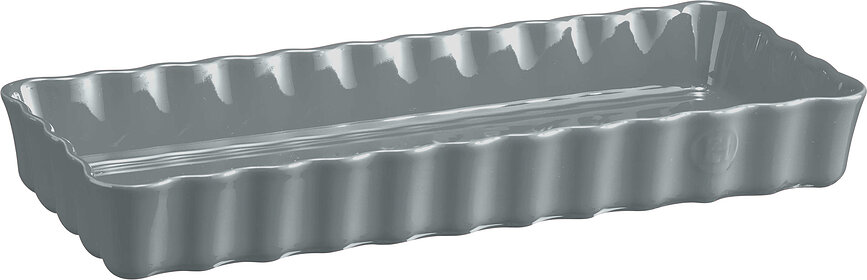 Moule à tarte en céramique Emile Henry 15 x 36 cm, gris
