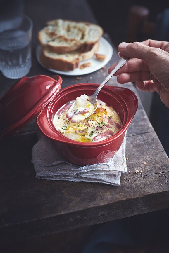 Cocotte para Huevos Emile Henry, 300 ml, amarilla