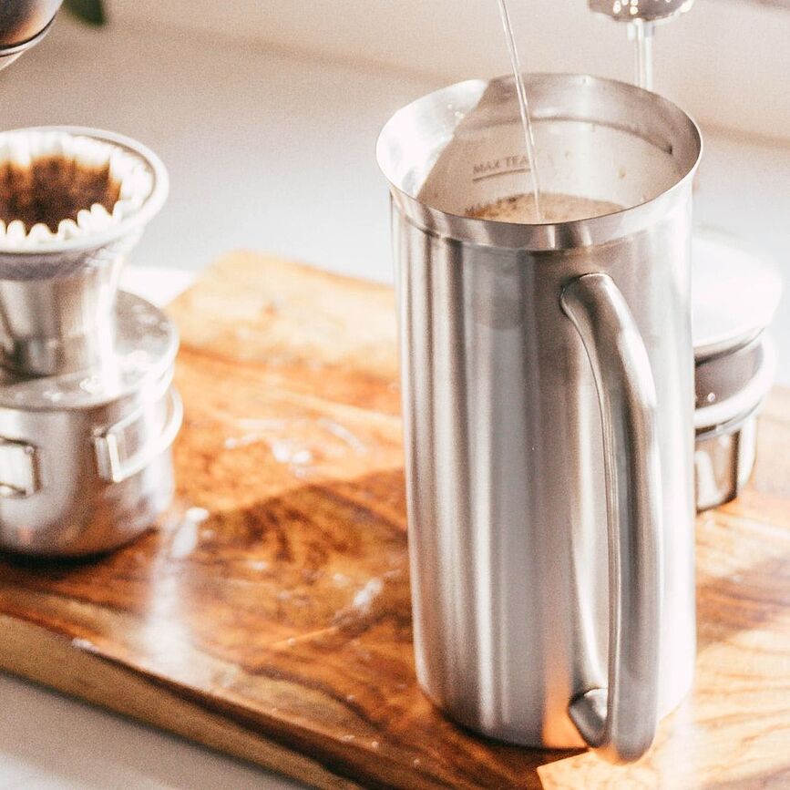 Cafetera de Émbolo de acero inoxidable Espro P7, 950 ml, pulida