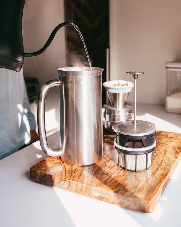 Espro P7 Πρέσα Καφέ, 950 ml, γυαλισμένο ανοξείδωτο ατσάλι