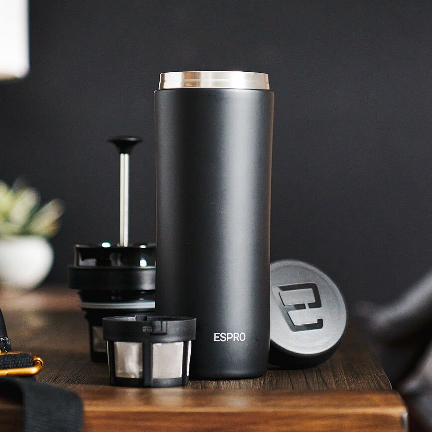 Espro Travel P1 Potovalni aparat za kavo, črn