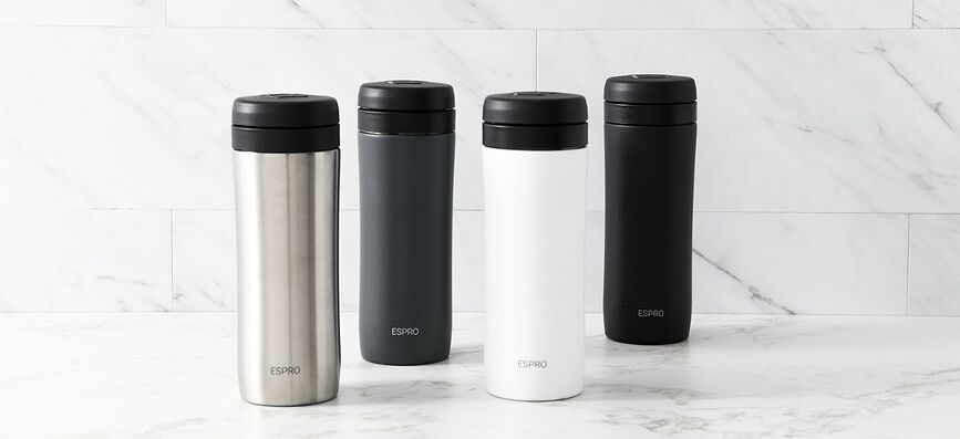 Espro Travel P1 Πρέσα Καφέ Ταξιδίου, μαύρη