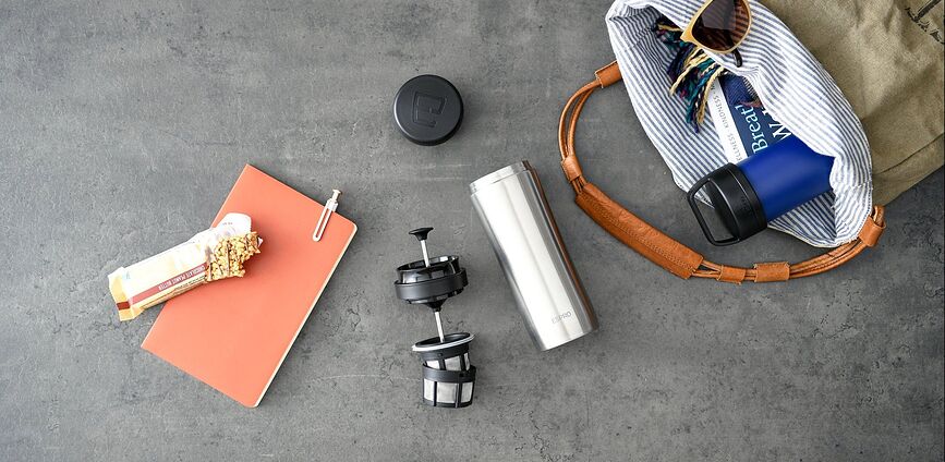 Espro Travel P1 Πρέσα Καφέ Ταξιδίου, μαύρη