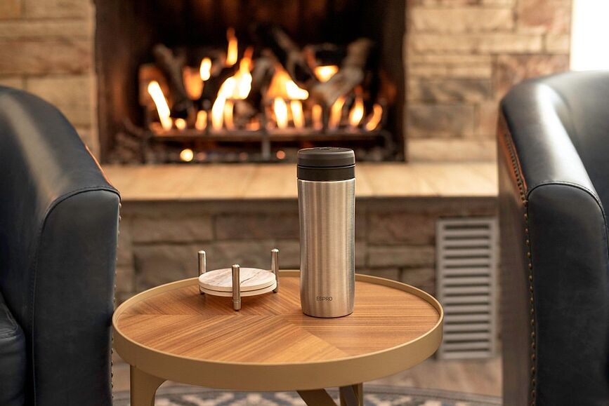 Espro Travel P1 Presse à Café de Voyage, noire