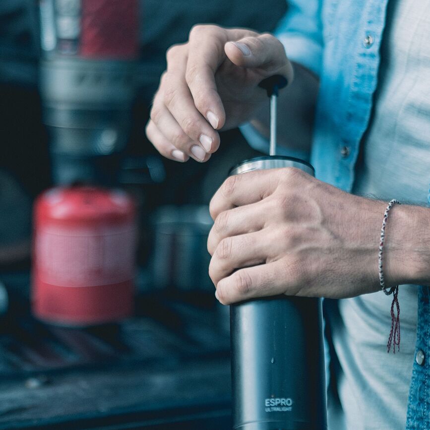 Espro Travel P1 Presse à Café de Voyage, noire