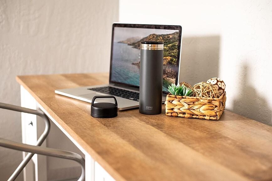 Espro Ultralight P0 Presse Française de voyage, acier brossé