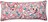 Aleste Dekoratives Kissen 40 x 90 cm rot