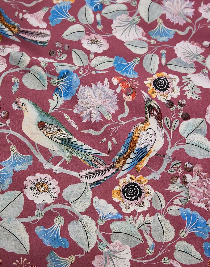 Aleste Parure de Lit fermeture éclair, 140 x 200 cm, rouge, Taie d'oreiller 70 x 90 cm, Set 2 pièces