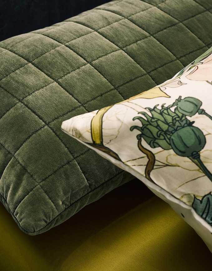 Almohada Julia, 40 x 90 cm, verde