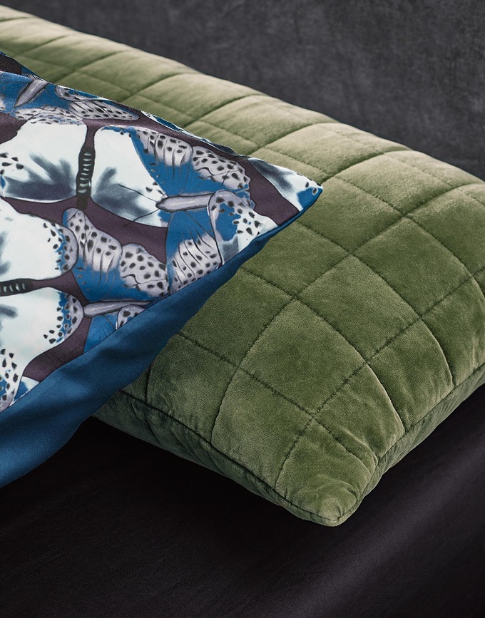 Almohada Julia, 40 x 90 cm, verde