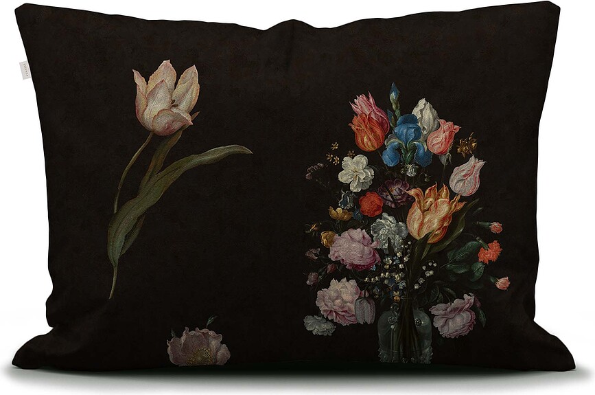 Amadee Taie d'oreiller 60 x 70 cm, noire