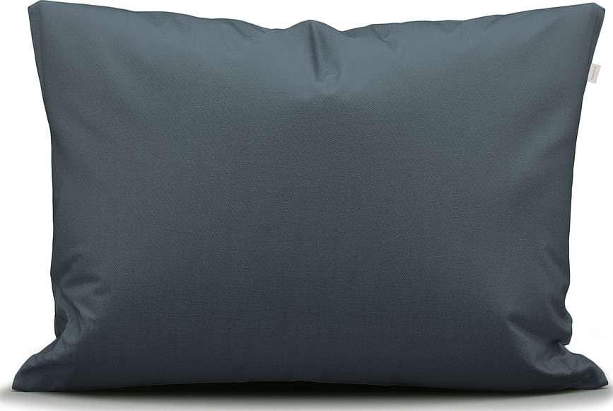 Amelie Housse de Couette zippée, 135 x 200 cm, bleu foncé, avec 1 taie d'oreiller 60 x 80 cm