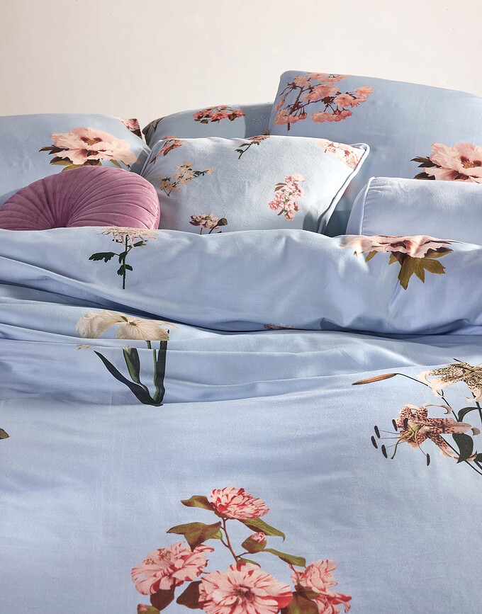 Annebella Coussin Décoratif 50 x 50 cm, bleu