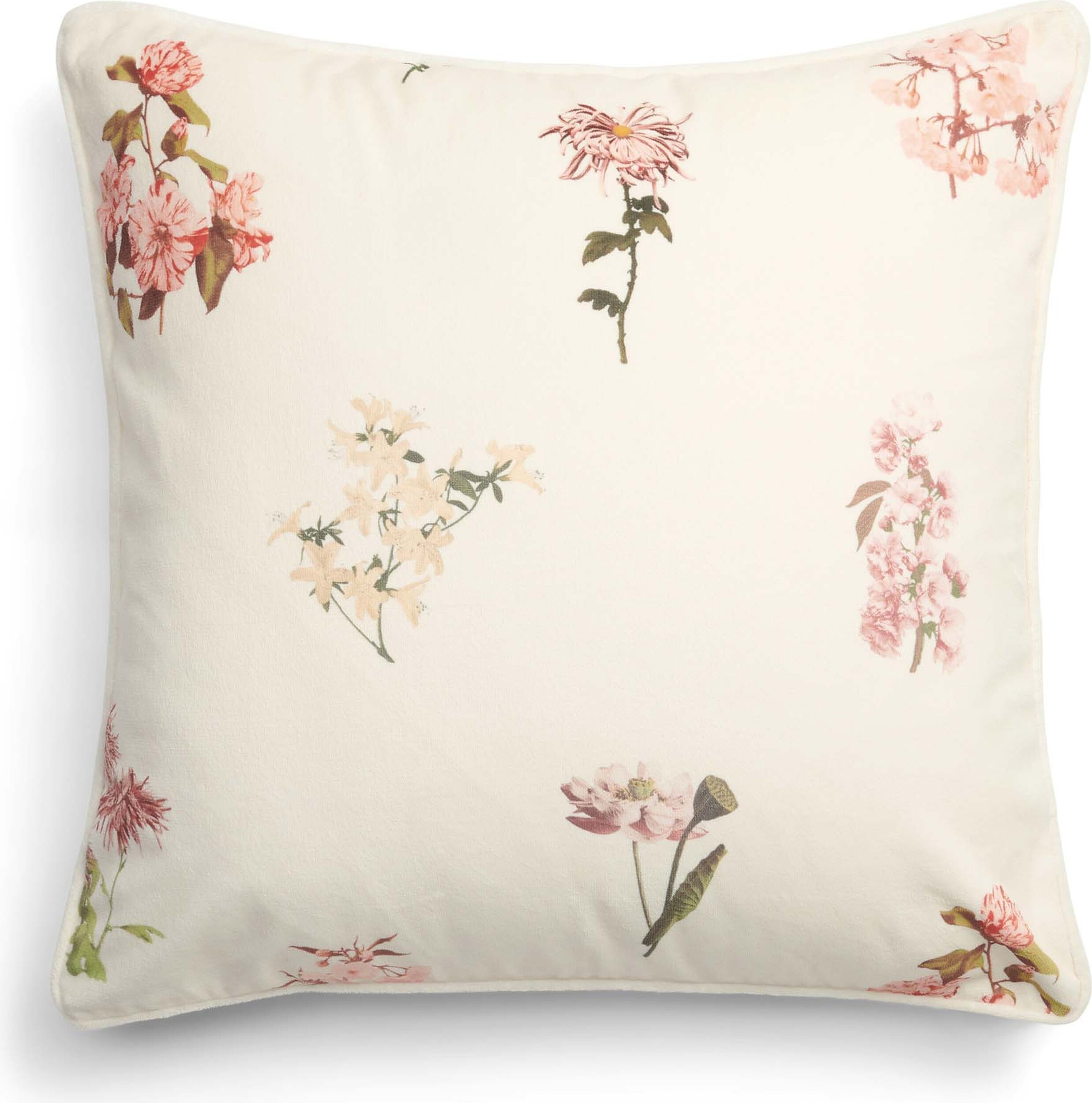 Annebella Dekoratives Kissen 50 x 50 cm vanillefarbig