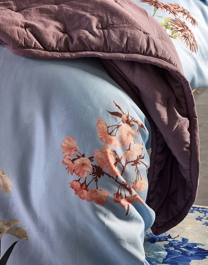 Annebella Posteljina 140 x 200 cm plava s jastučnicom 70 x 90 cm na patent