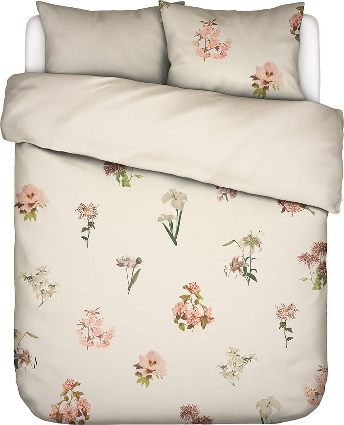 Annebella Σετ Παπλωματοθήκης 200 x 220 cm, βανίλια, με 2 μαξιλαροθήκες 60 x 70 cm, με κλείσιμο φάκελο