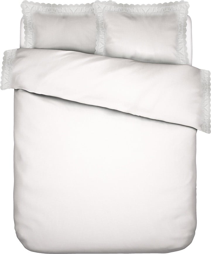 April Posteljina 200x220 cm bijela s 2 jastučnice 60x70 cm preklopno zatvaranje