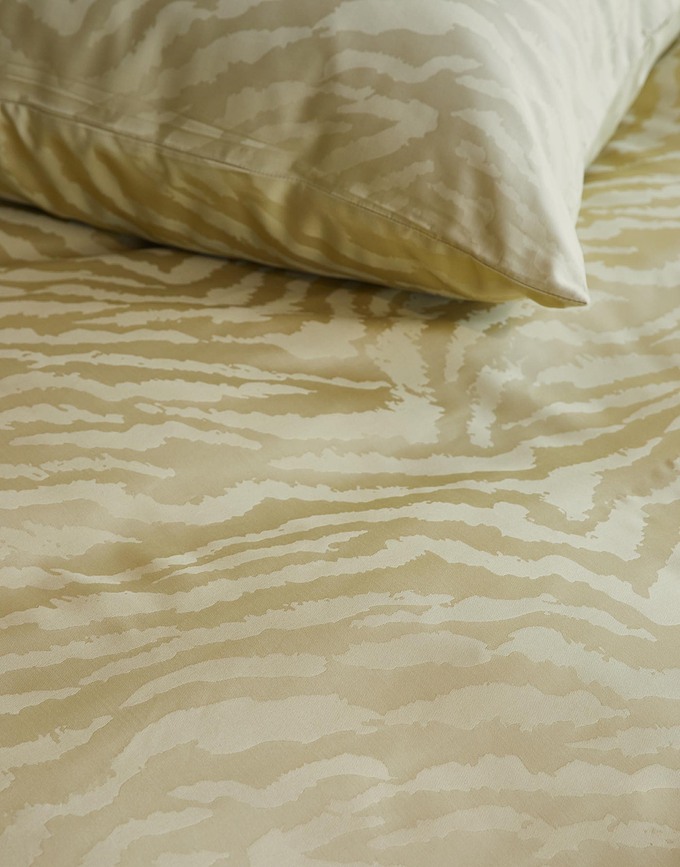 Belen Parure de lit 135 x 200 cm, jaune, fermeture éclair, taie d'oreiller 60 x 80 cm